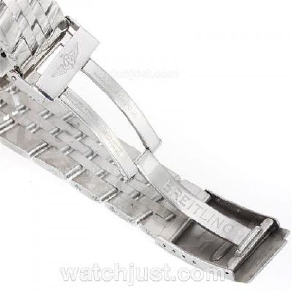 Breitling for Bentley Motors Working Chronograph with White Dial