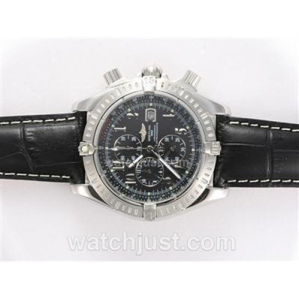 Breitling Chronomat Evolution Working Chronograph with Black Dial