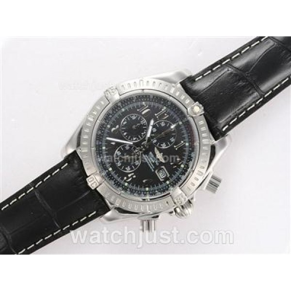 Breitling Chronomat Evolution Working Chronograph with Black Dial