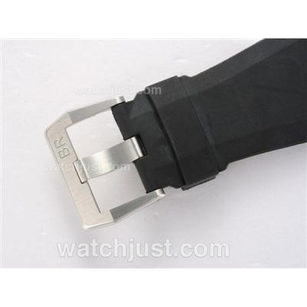 Bell & Ross BR 03-94 Chronograph Swiss ETA Movement AR Coating with Black Dial-Rubber Strap 42x42mm