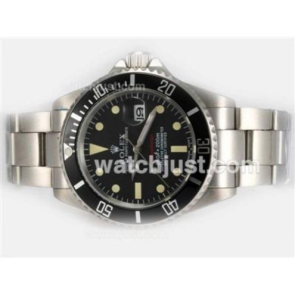 AAA Quality Rolex Submariner Replica Watches With Black Dials For Sale