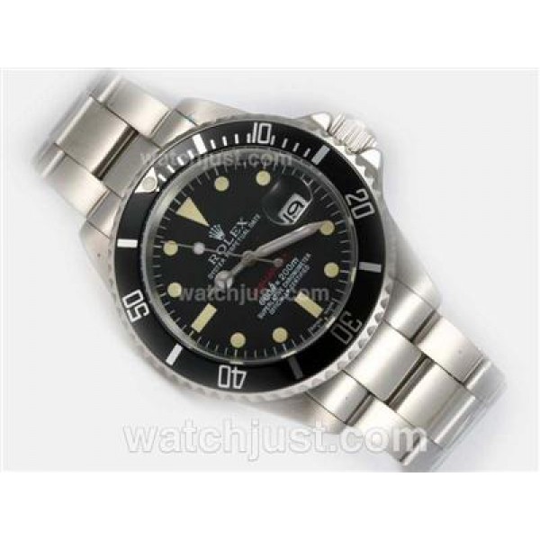 AAA Quality Rolex Submariner Replica Watches With Black Dials For Sale