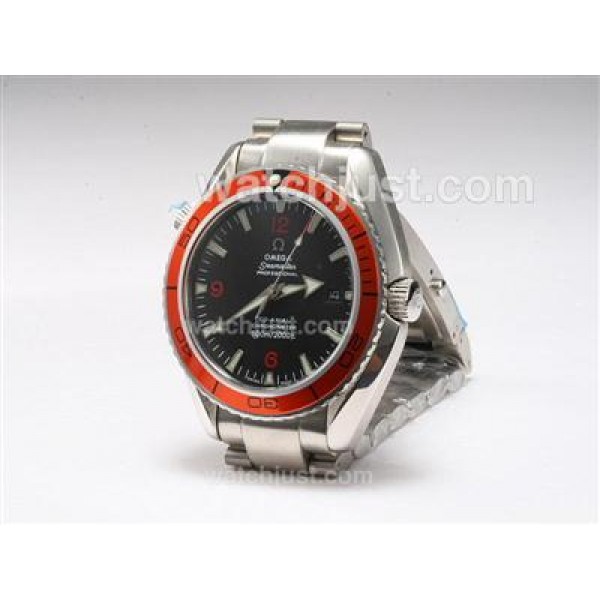 Omega Seamaster Planet Ocean Automatic With Orange Bezel