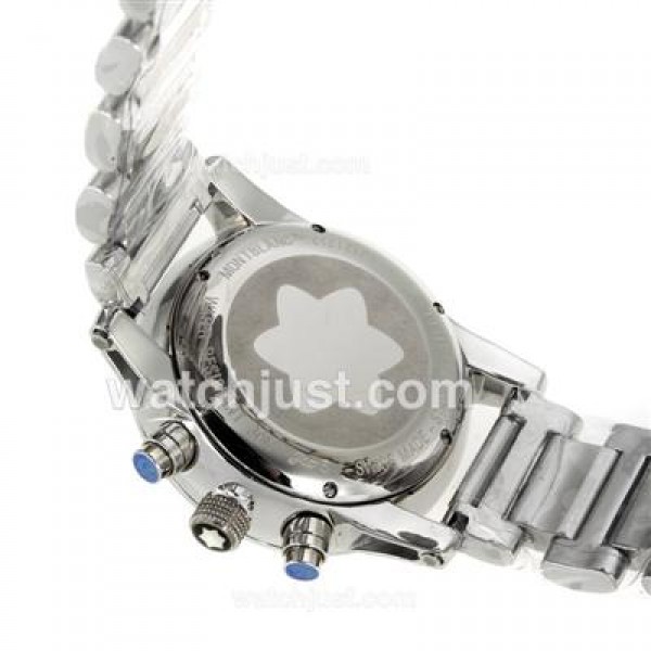 Montblanc Flyback Working Chronograph with Black Dial S/S