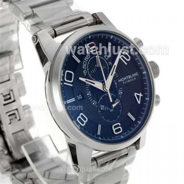 Montblanc Flyback Working Chronograph with Black Dial S/S