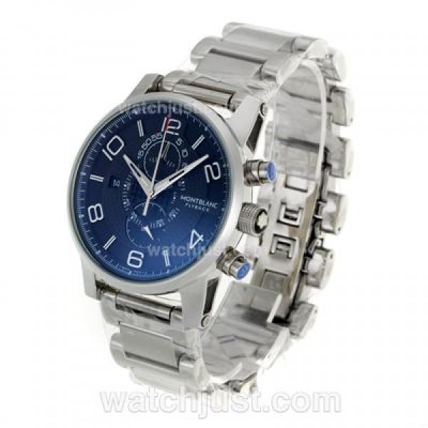 Montblanc Flyback Working Chronograph with Black Dial S/S