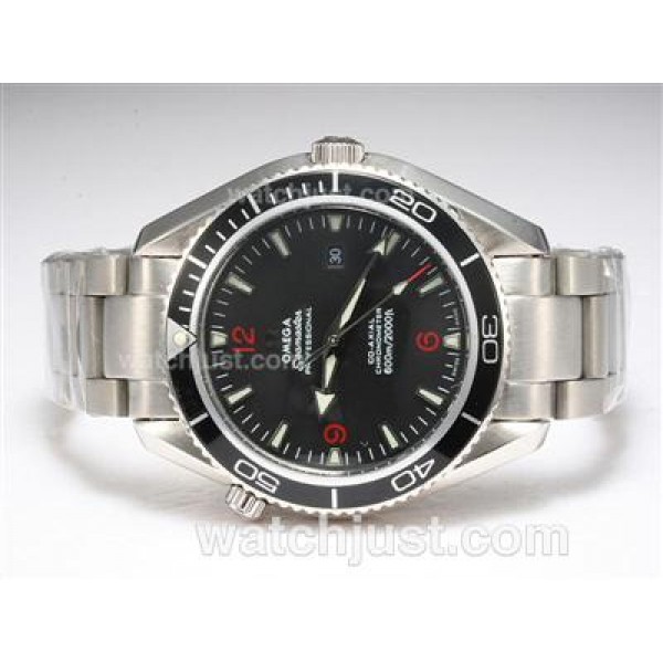 Omega Seamaster Planet Ocean Automatic with Black Dial and Bezel