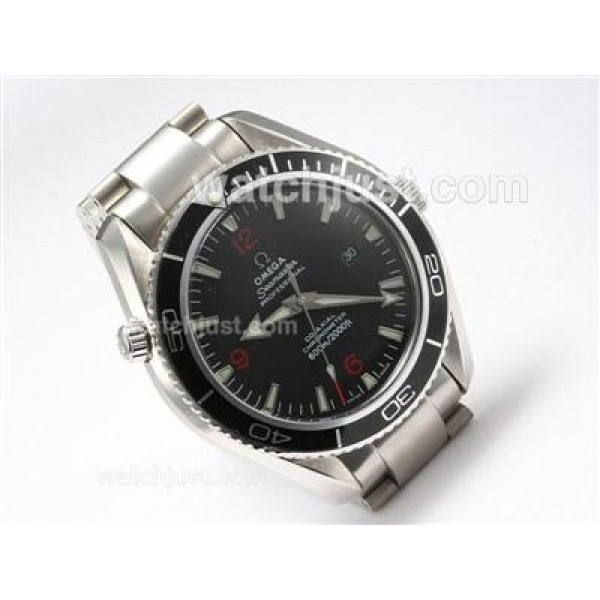 Omega Seamaster Planet Ocean Automatic with Black Dial and Bezel