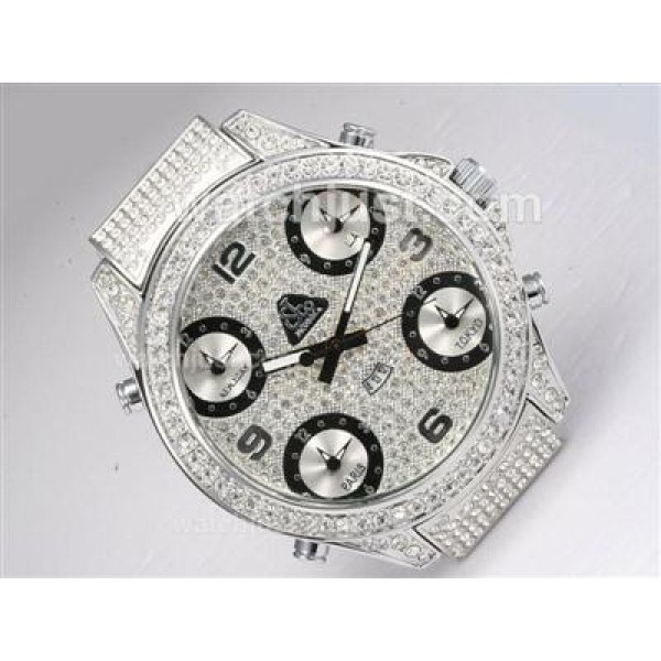 Jacob & Co Classic Five Time Zone Full Diamond