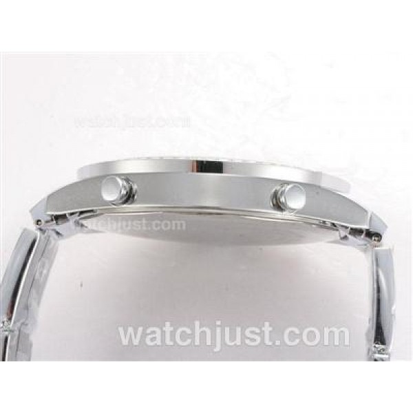 Jacob & Co Classic Five Time Zone Diamond Bezel with White Dial