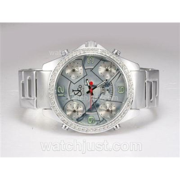 Jacob & Co Classic Five Time Zone Diamond Bezel