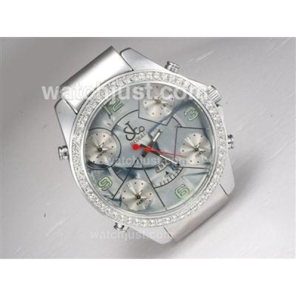 Jacob & Co Classic Five Time Zone Diamond Bezel