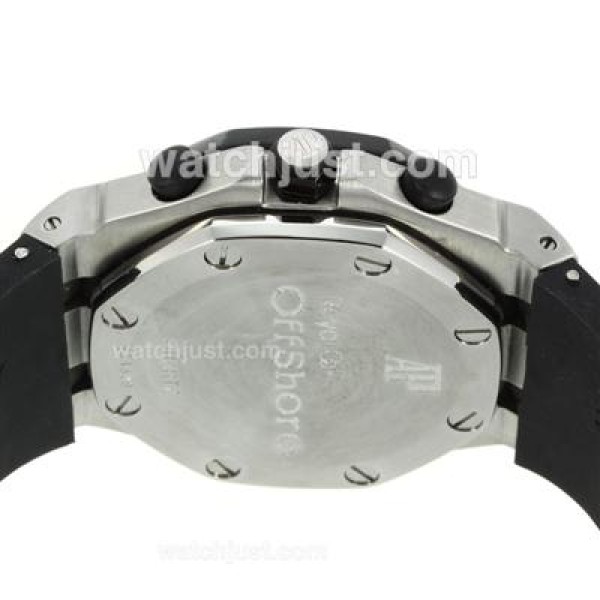 Audemars Piguet Royal Oak Working Chronograph with Black Dial-Rubber Strap