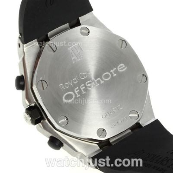 Audemars Piguet Royal Oak Working Chronograph with Black Dial-Rubber Strap