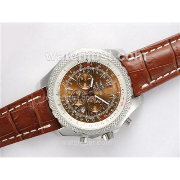 Breitling for Bentley Motors Working Chronograph with Brown Dial