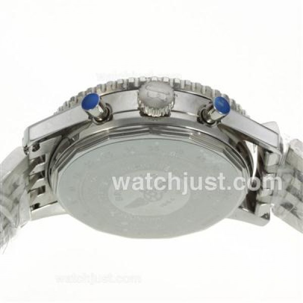 Breitling Navitimer Chronograph Swiss Valjoux 7750 Movement with White Dial
