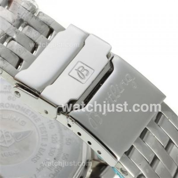 Breitling Navitimer Chronograph Swiss Valjoux 7750 Movement with White Dial