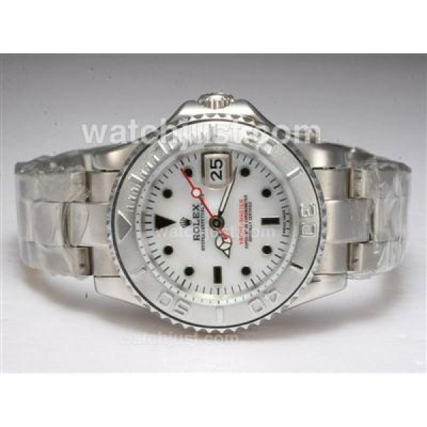 Best Quality Rolex Yacht-Master Replica Watches With White Dials For Men