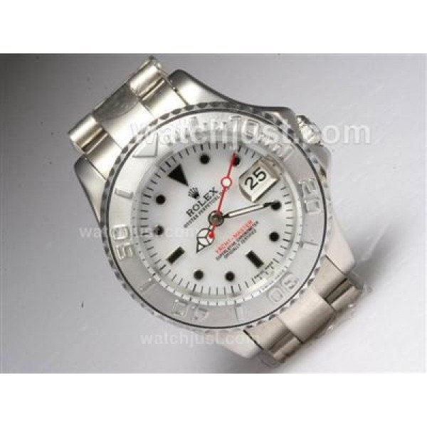 Best Quality Rolex Yacht-Master Replica Watches With White Dials For Men