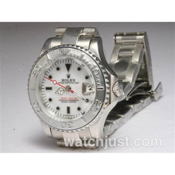 Best Quality Rolex Yacht-Master Replica Watches With White Dials For Men