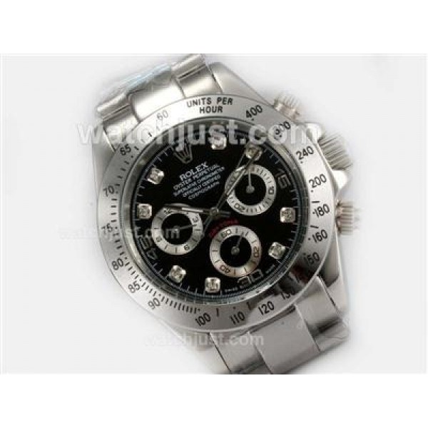 UK Best Quality Rolex Daytona 116509-0055 Replica Watches With Black Dials For Sale