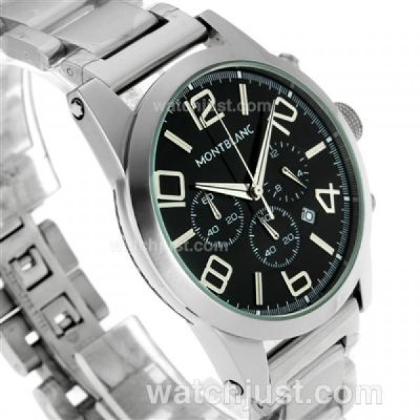 Montblanc Time Walker Working Chronograph with Black Dial