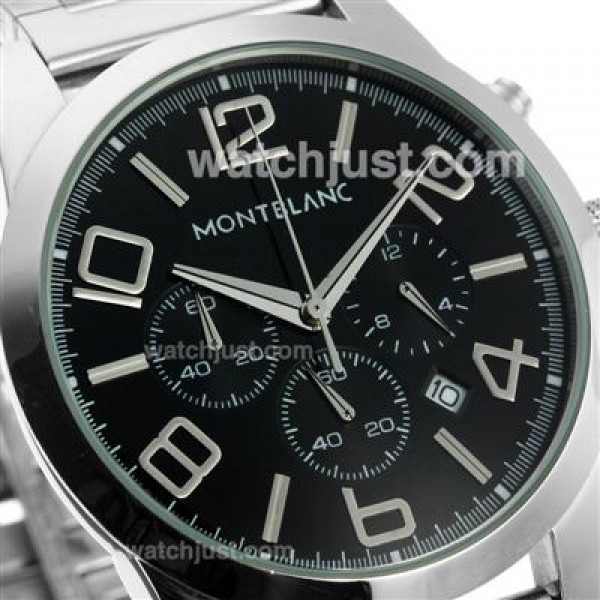 Montblanc Time Walker Working Chronograph with Black Dial