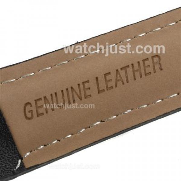 Jacob & Co Classic Five Time Zone Diamond Bezel and Dial-Black Leather Strap