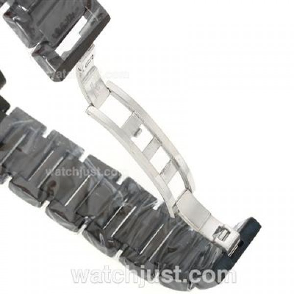 Montblanc Flyback Working Chronograph Full PVD with Black Dial