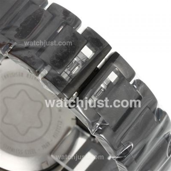 Montblanc Flyback Working Chronograph Full PVD with White Dial