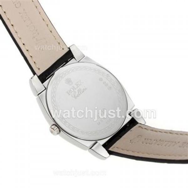 High End Rolex Cellini Replica Watches With Black Dials For Men