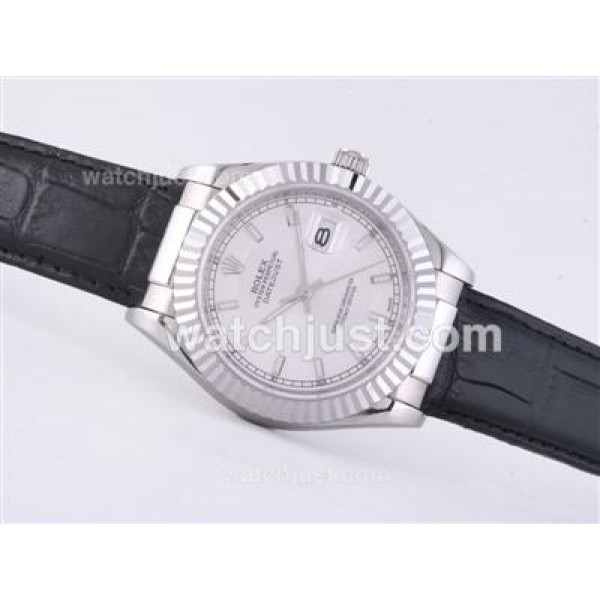 High Quality Rolex Datejust Fake Watches With White Dials For Sale