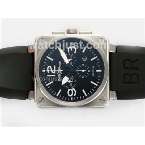Bell & Ross BR 01-94 Chronograph Swiss ETA Movement with Black Dial 46x46mm
