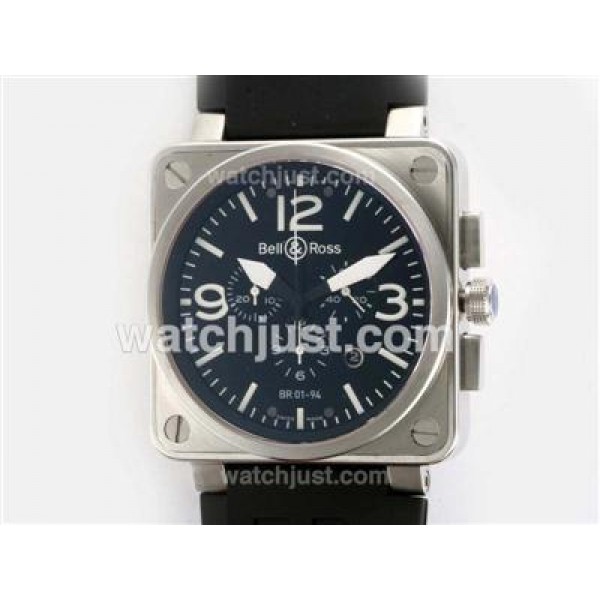 Bell & Ross BR 01-94 Chronograph Swiss ETA Movement with Black Dial 46x46mm