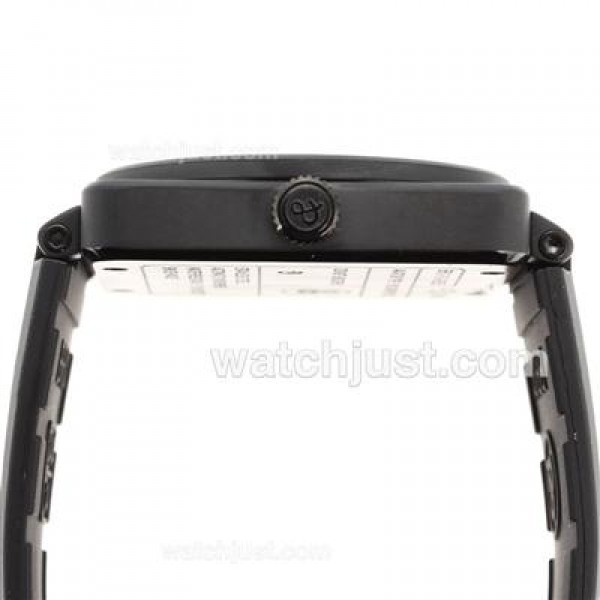 Bell & Ross BR 01-92 Swiss ETA 2892 Movement PVD Casing with Orange Marking-Rubber Strap 46x46mm
