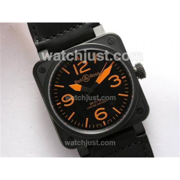 Bell & Ross BR 01-92 Swiss ETA 2892 Movement PVD Casing with Black Dial 46x46mm