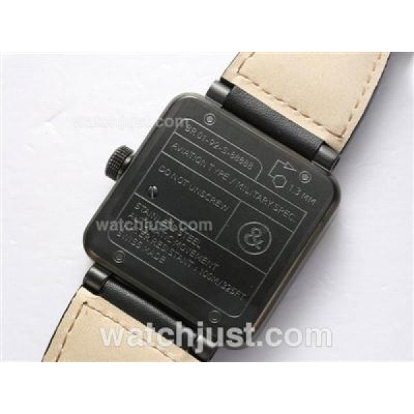 Bell & Ross BR 01-92 Swiss ETA 2892 Movement PVD Casing with Black Dial 46x46mm