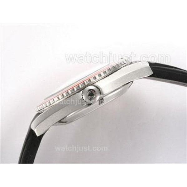 Omega Seamaster Planet Ocean Automatic Black Dial with Orange Bezel-Rubber Strap