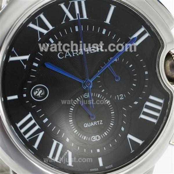 Cartier Ballon bleu de Cartier Working Chronograph with Black Dial-S/S