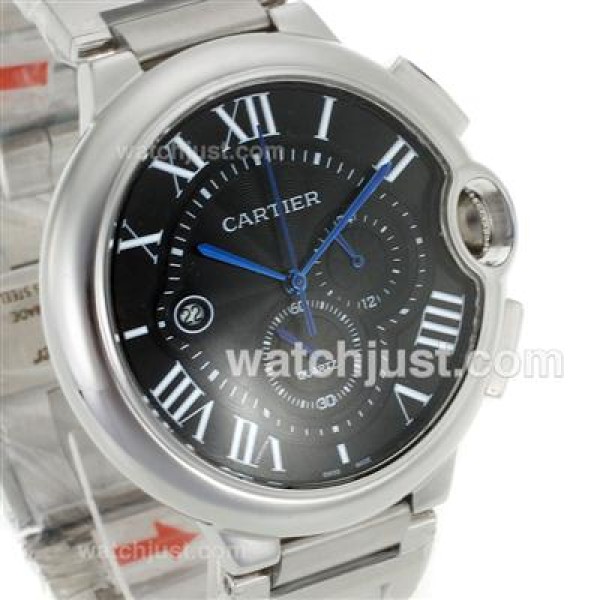 Cartier Ballon bleu de Cartier Working Chronograph with Black Dial-S/S