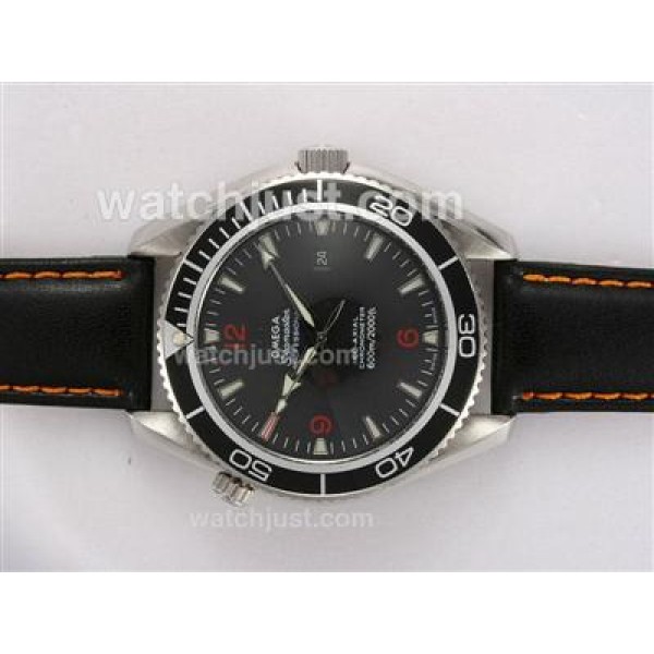 Omega Seamaster Planet Ocean Automatic with Black Bezel and Dial