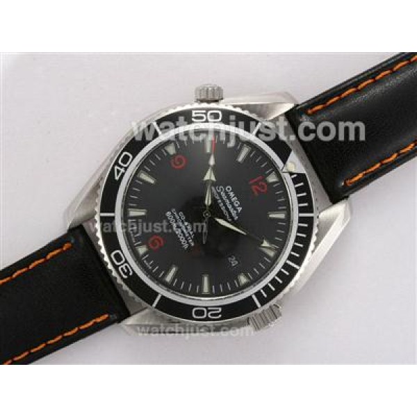 Omega Seamaster Planet Ocean Automatic with Black Bezel and Dial