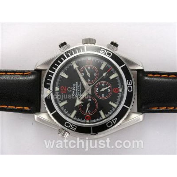 Omega Seamaster Planet Ocean Automatic with Black Bezel and Dial