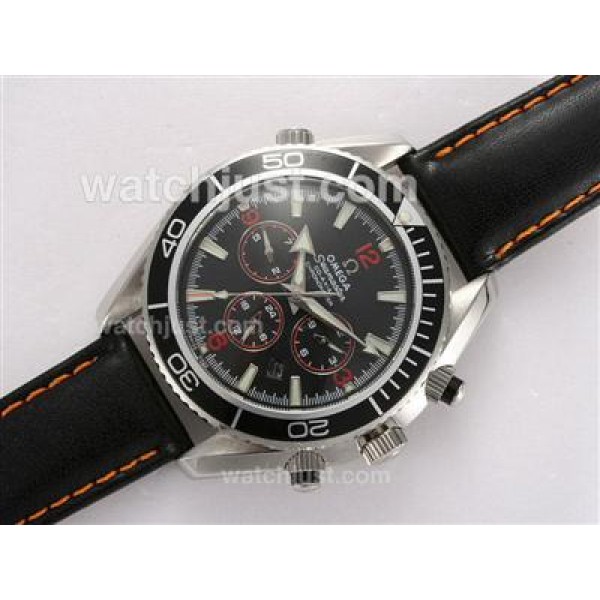Omega Seamaster Planet Ocean Automatic with Black Bezel and Dial