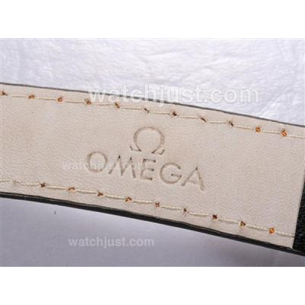 Omega Seamaster Planet Ocean Working Chronograph with Black Bezel and Dial