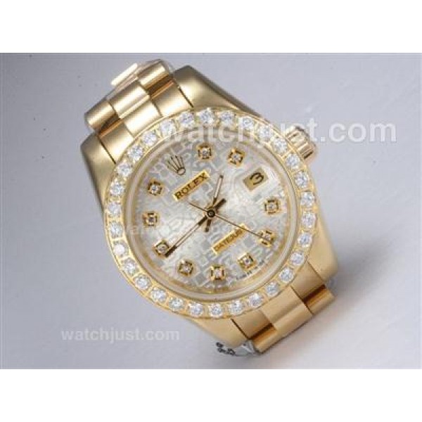 Top Quality Rolex Datejust Replica Watches With Golden Dials For Sale