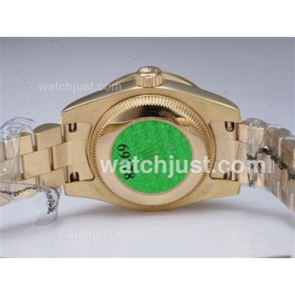 Top Quality Rolex Datejust Replica Watches With Golden Dials For Sale