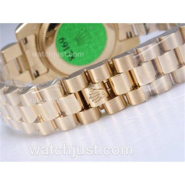 Top Quality Rolex Datejust Replica Watches With Golden Dials For Sale