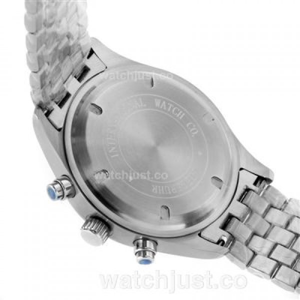 IWC Saint Exupery Working Chronograph with Black Dial S/S