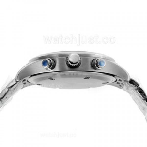 IWC Saint Exupery Working Chronograph with Black Dial S/S